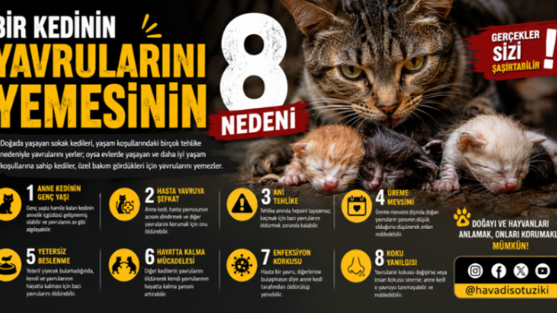 Bir Kedinin Yavrularını Yemesinin 8 Nedeni