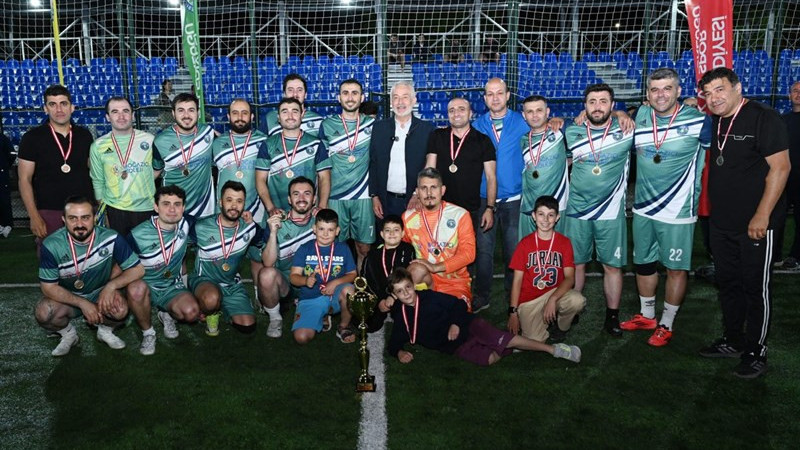 SDÜ Hastanesi Futbol Turnuvasında Şampiyon Sağlık Sen Vefa Spor Oldu