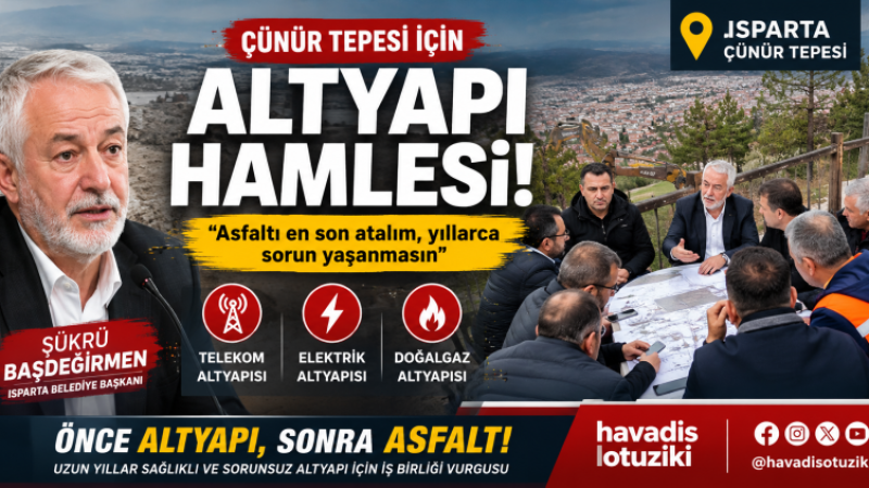 Başkan Başdeğirmen’den Çünür Tepesi İçin Altyapı Talimatı: “Asfaltı En Son Atalım, Yıllarca Sorun Yaşanmasın”