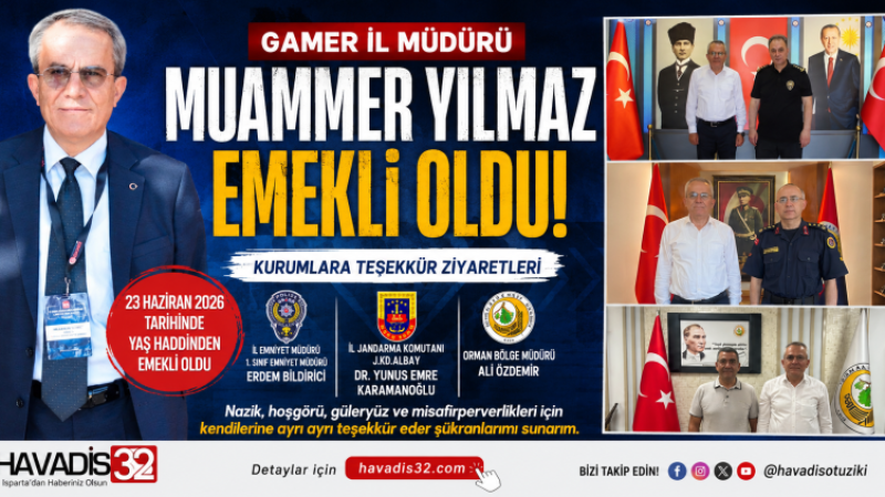 GAMER İl Müdürü Muammer Yılmaz Emekliye Ayrıldı: Kurum Amirlerine Veda Ziyaretleri Gerçekleştirdi
