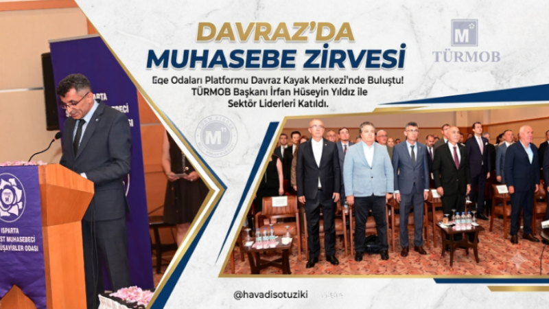 Isparta'da Muhasebe Dünyasının Zirvesi: Ege Odaları Platformu Davraz'da Buluştu