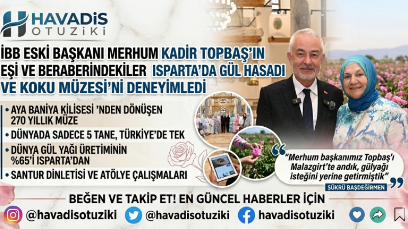Özleyiş Topbaş’tan Isparta’ya 