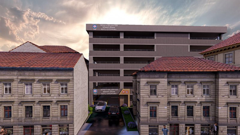 Mimar Sinan Katlı Otoparkın yapım çalışmaları başladı