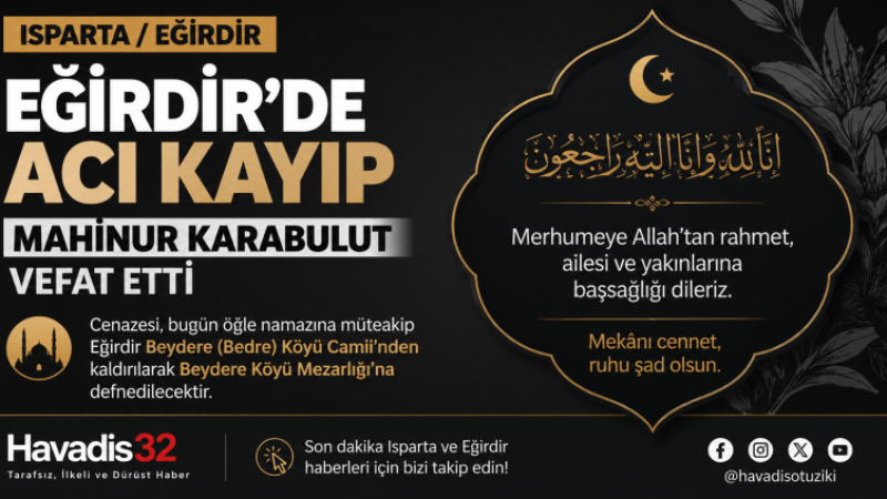 Yunus Karabulut'un Babaannesi Mahinur Karabulut Son Yolculuğuna Uğurlanıyor