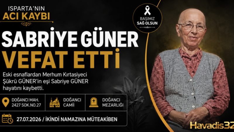 Sabriye Güner Hayatını Kaybetti