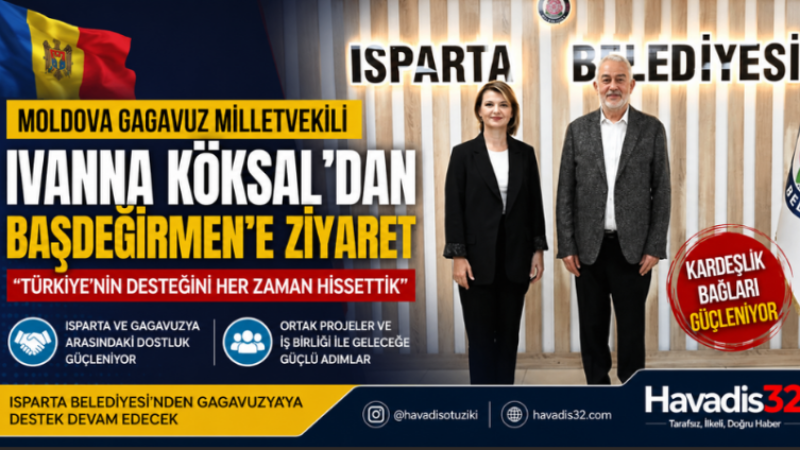 Moldova Gagavuz Milletvekili Ivanna Köksal’dan Başkan Başdeğirmen’e Ziyaret: Kardeşlik Bağları Güçleniyor