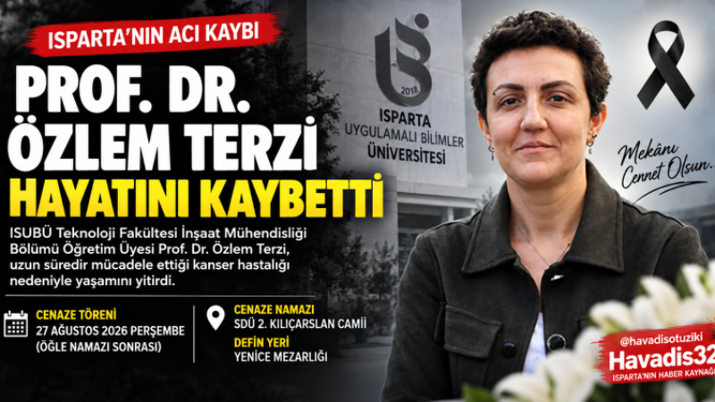 ISUBÜ’nün Acı Kaybı: Prof. Dr. Özlem Terzi Hayatını Kaybetti