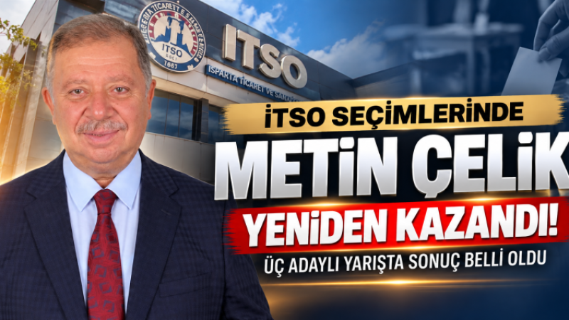 ITSO Seçimlerinde Metin Çelik Yeniden Kazandı! Üç Adaylı Yarışta Sonuç Belli Oldu.